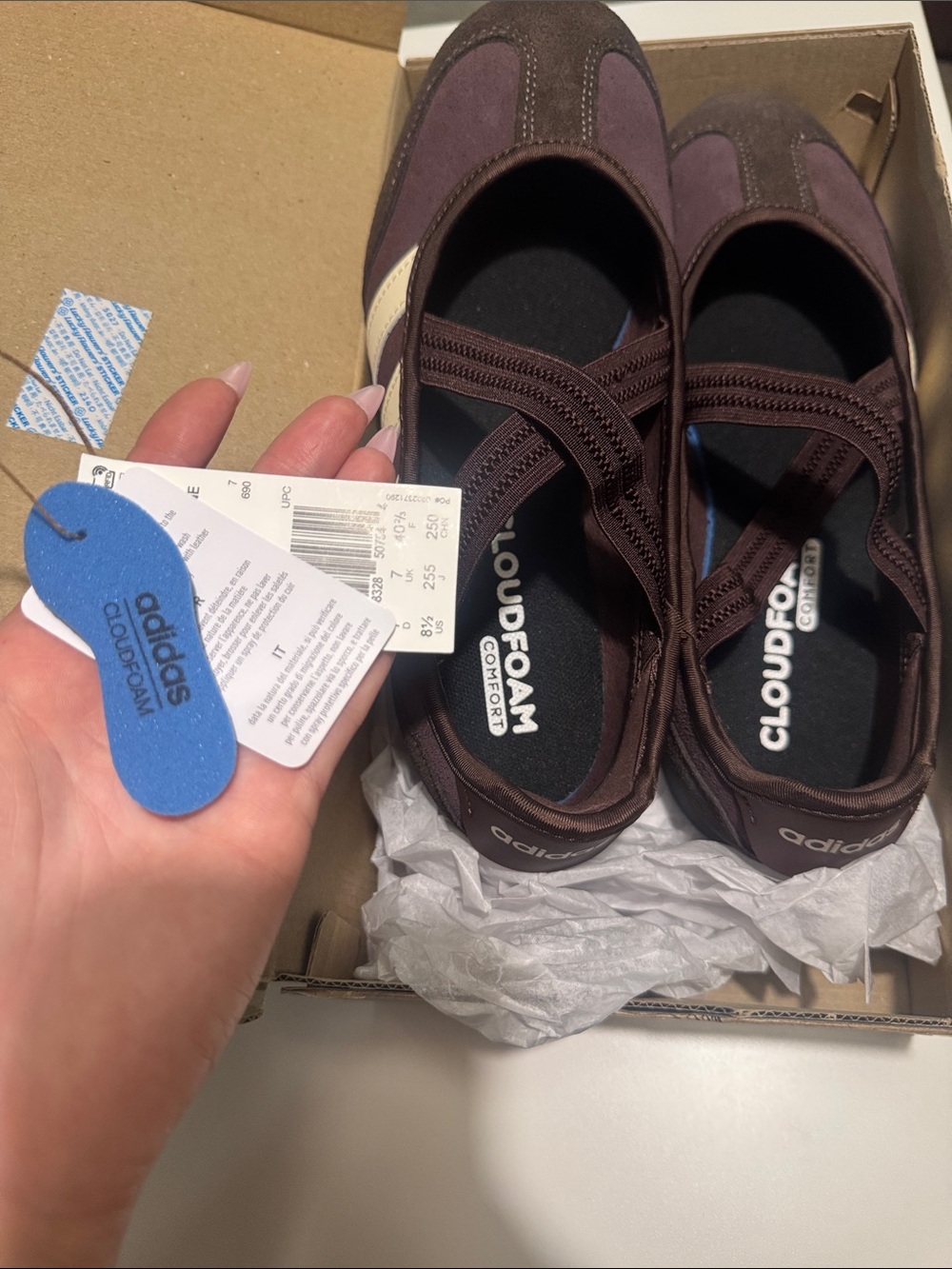 Brown Adidas Barreda Mary Jane shoes - Picture 7 of 8